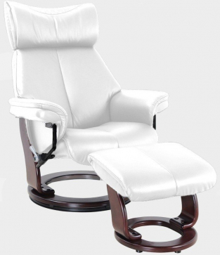 Кресло Reclainer серия Relax PIABORA NEW 7829 (103 WHITE/ 029 WALNUT) - 1